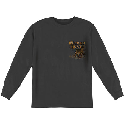 Novelty Wicked Hunt Deer Buck Stop Here Long Sleeve