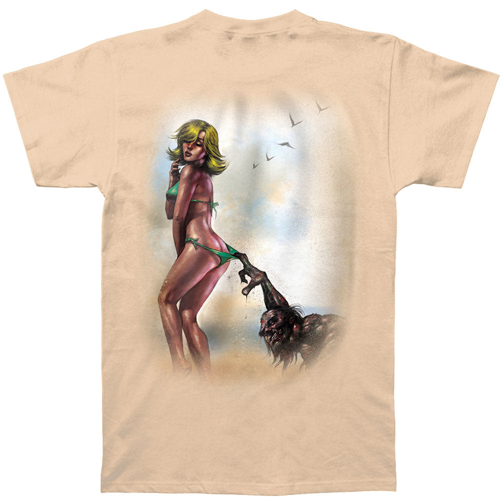 Novelty Zombie Baby On Beach T-shirt