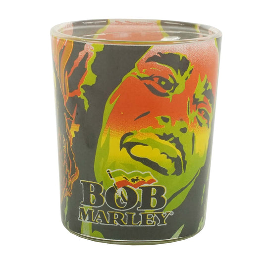Bob Marley Shot Glass Candle Candle Front
