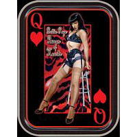 Bettie Page Queen Of Hearts Stash Tin