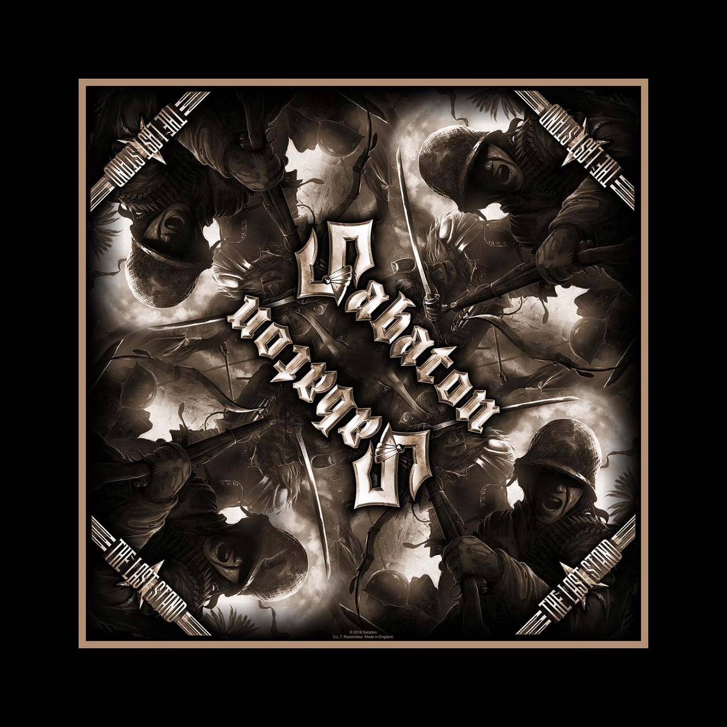Sabaton The Last Stand Bandana Front