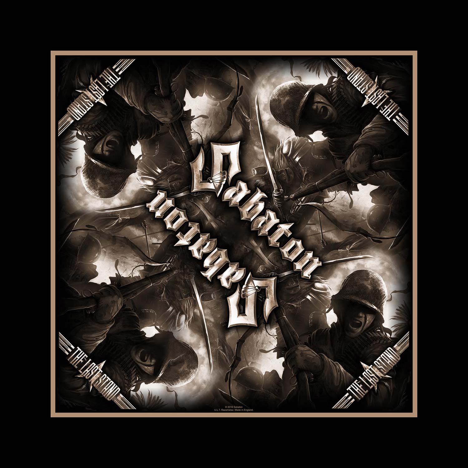 Sabaton The Last Stand Bandana Front