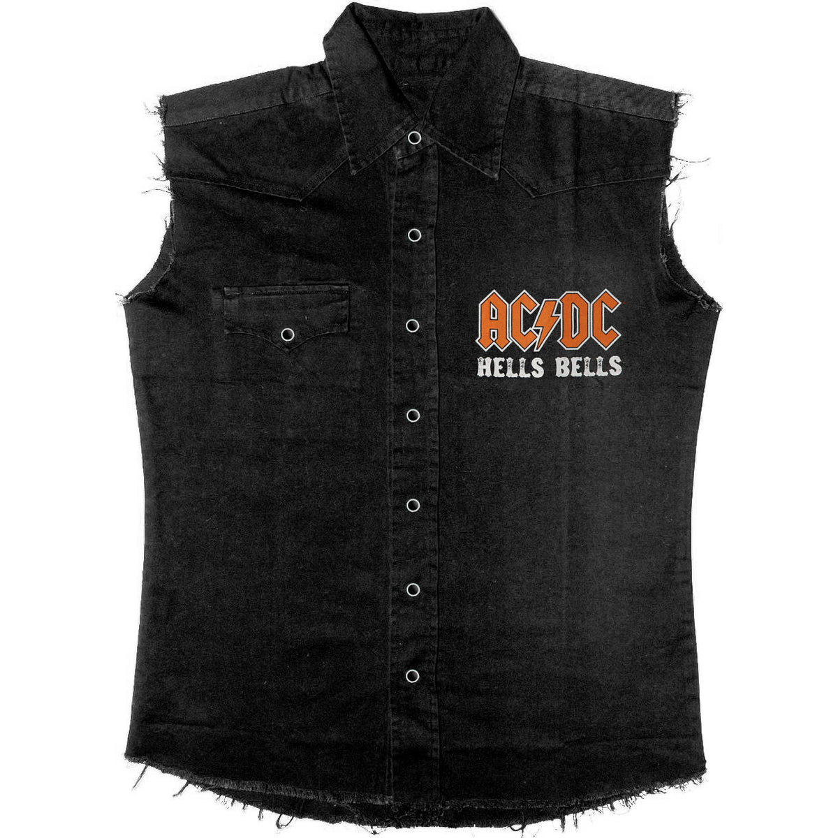 AC/DC Hells Bells Work Shirt Front