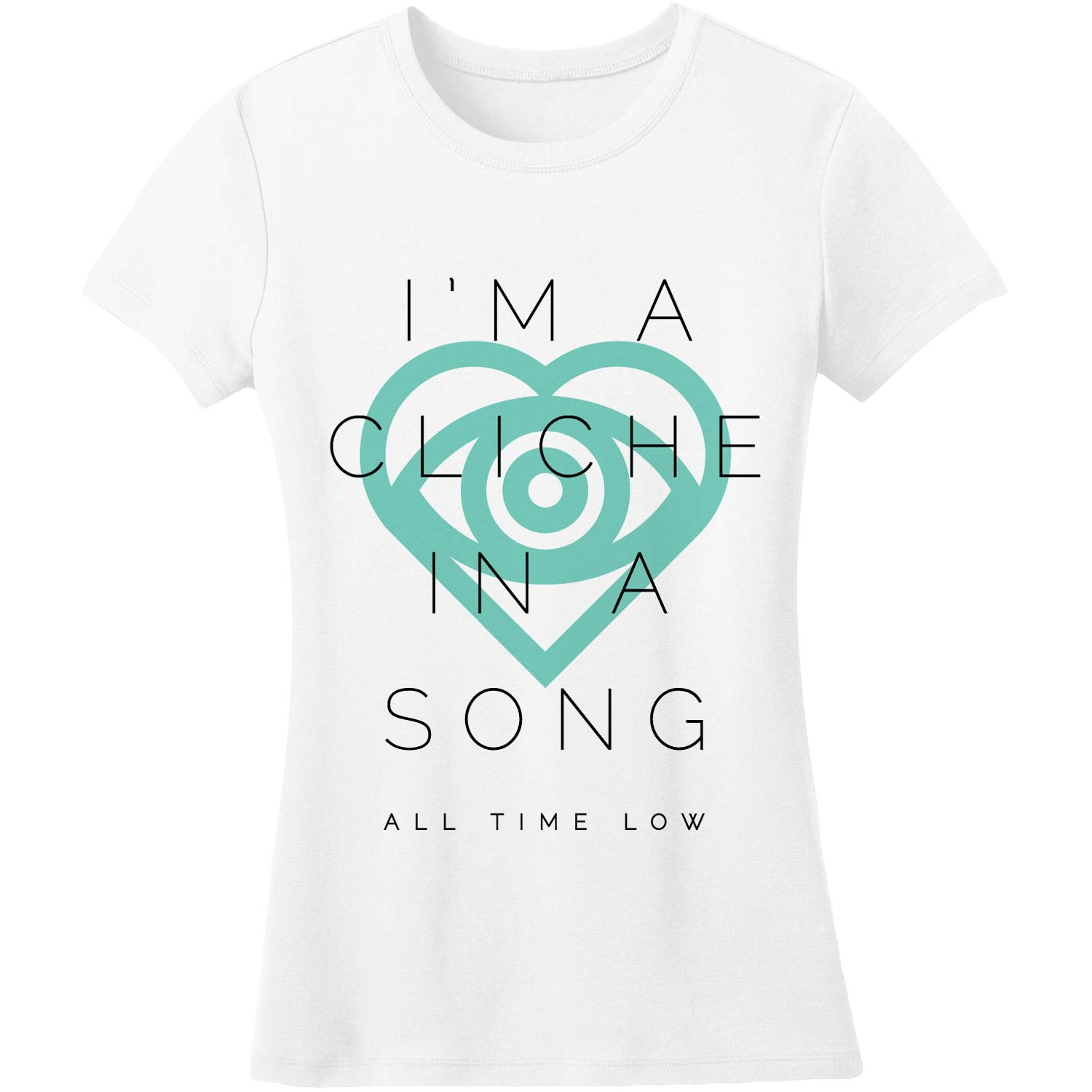 All Time Low Cliche Junior Top Front