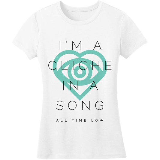 All Time Low Cliche Junior Top Front