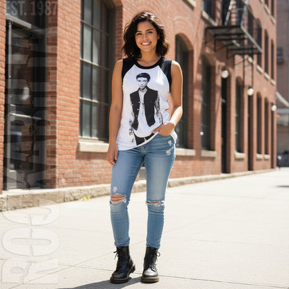 Andy Black Full Womens Tank