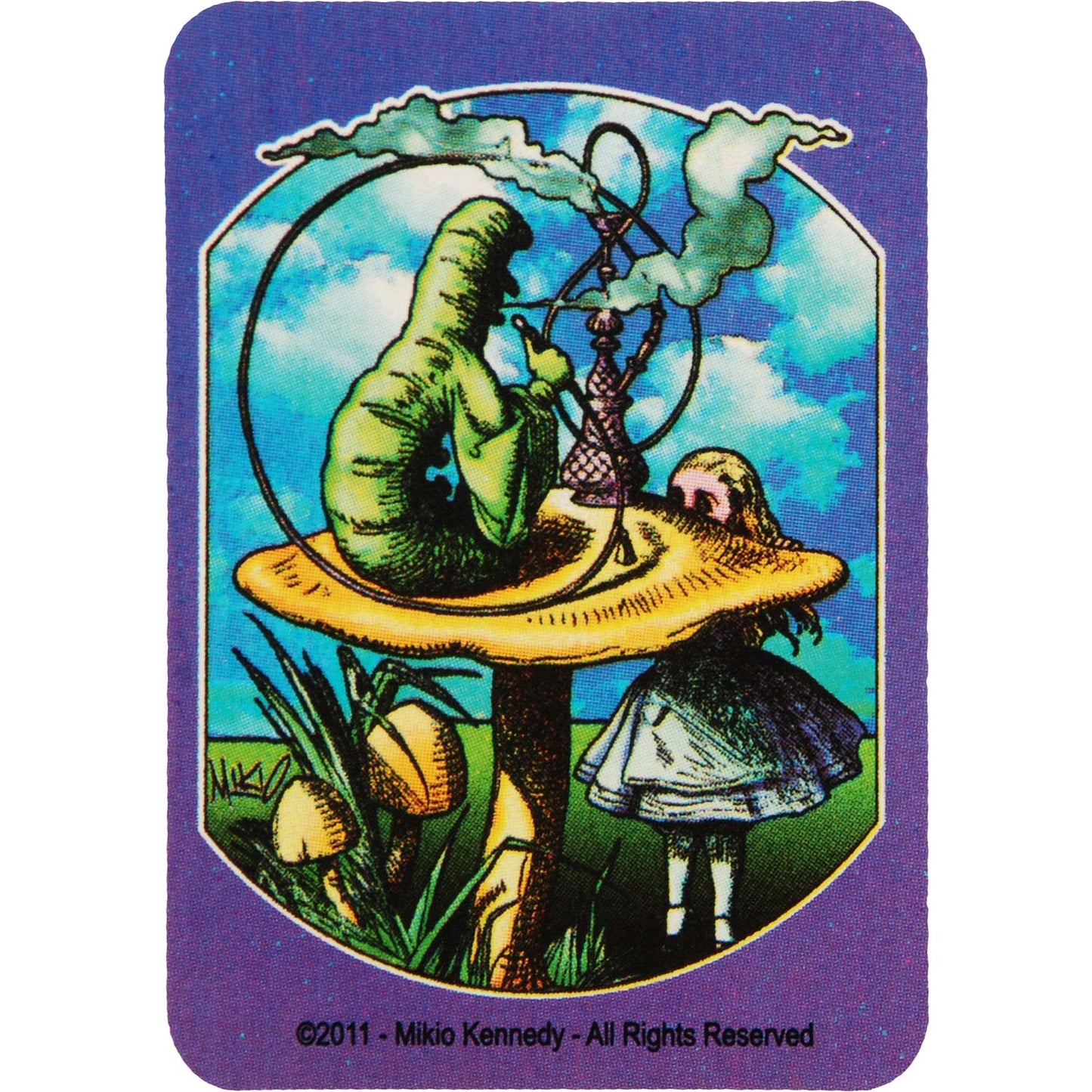 Alice In Wonderland Alice In Wonderland Alice By Mikio Kennedy Sticker