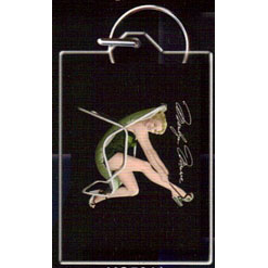 Marilyn Monroe Chair Plastic Key Chain