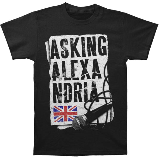 Asking Alexandria Microphones Slim Fit T-shirt