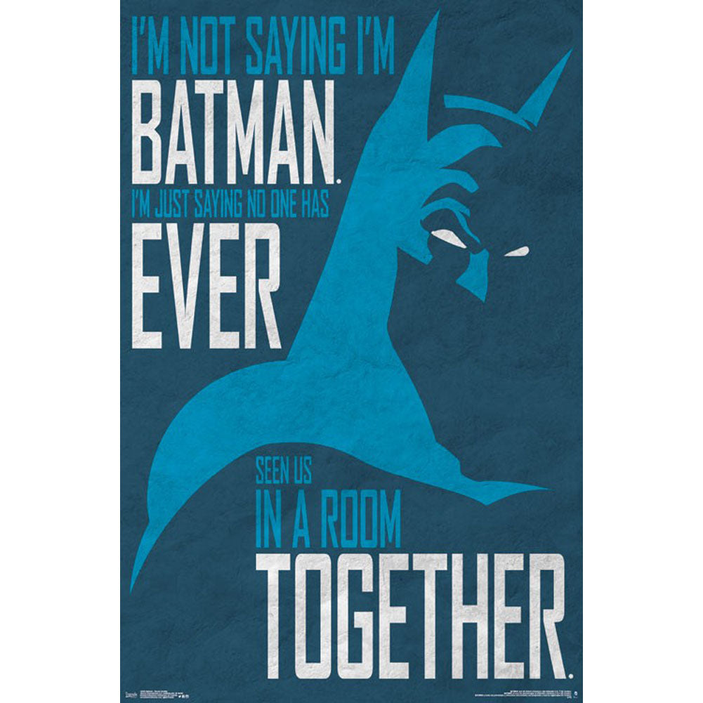 Batman Secret Identity Domestic Poster