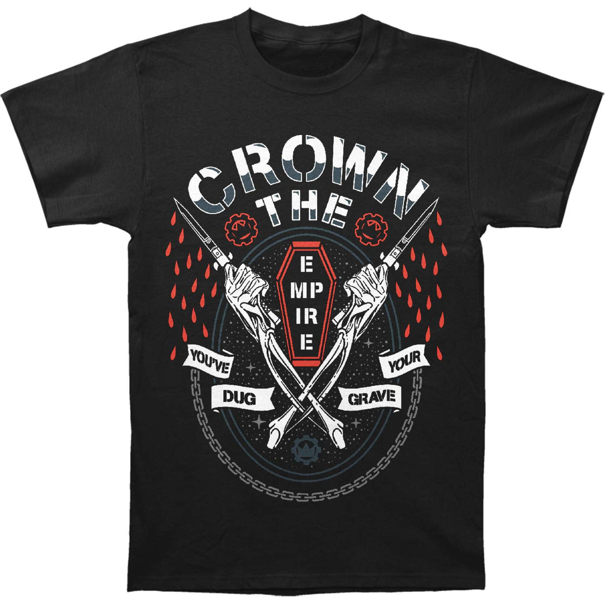 Crown The Empire Grave Slim Fit T-shirt Front