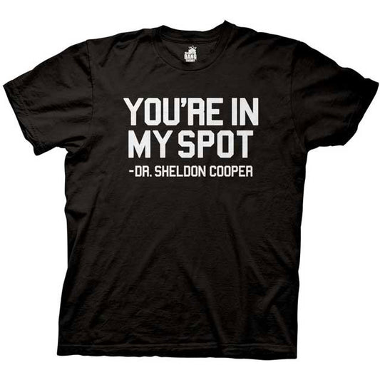 Big Bang Theory In My Spot Slim Fit T-shirt