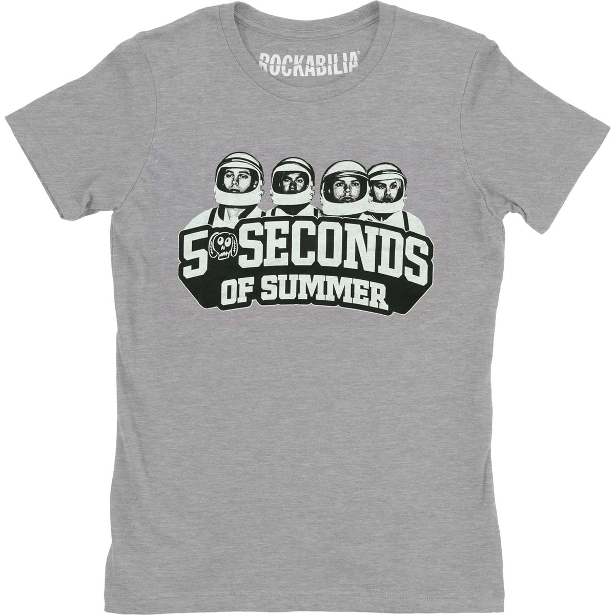 5 Seconds Of Summer Spaced Out Crew Junior Top Front