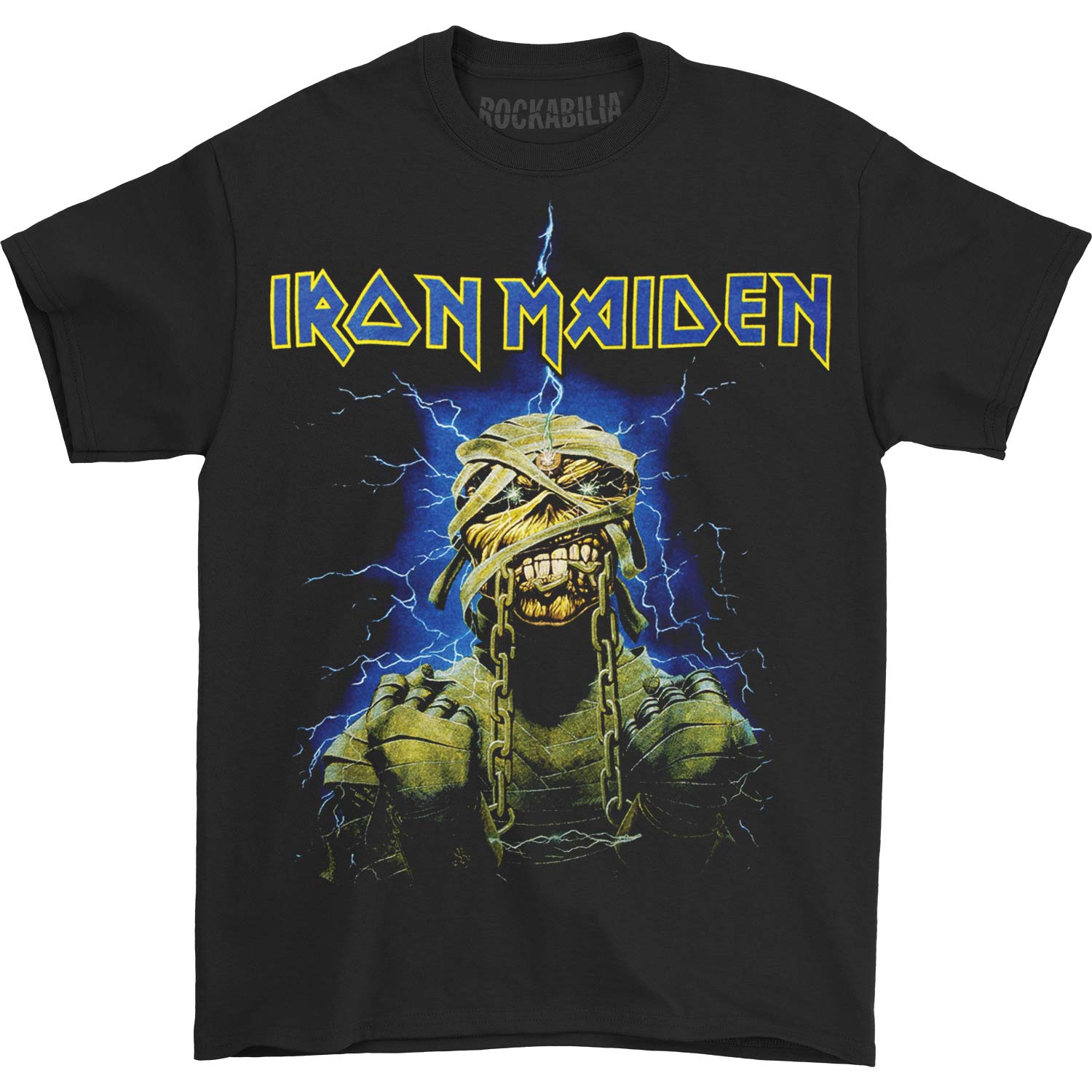 Iron Maiden Powerslave Mummy T-shirt Front