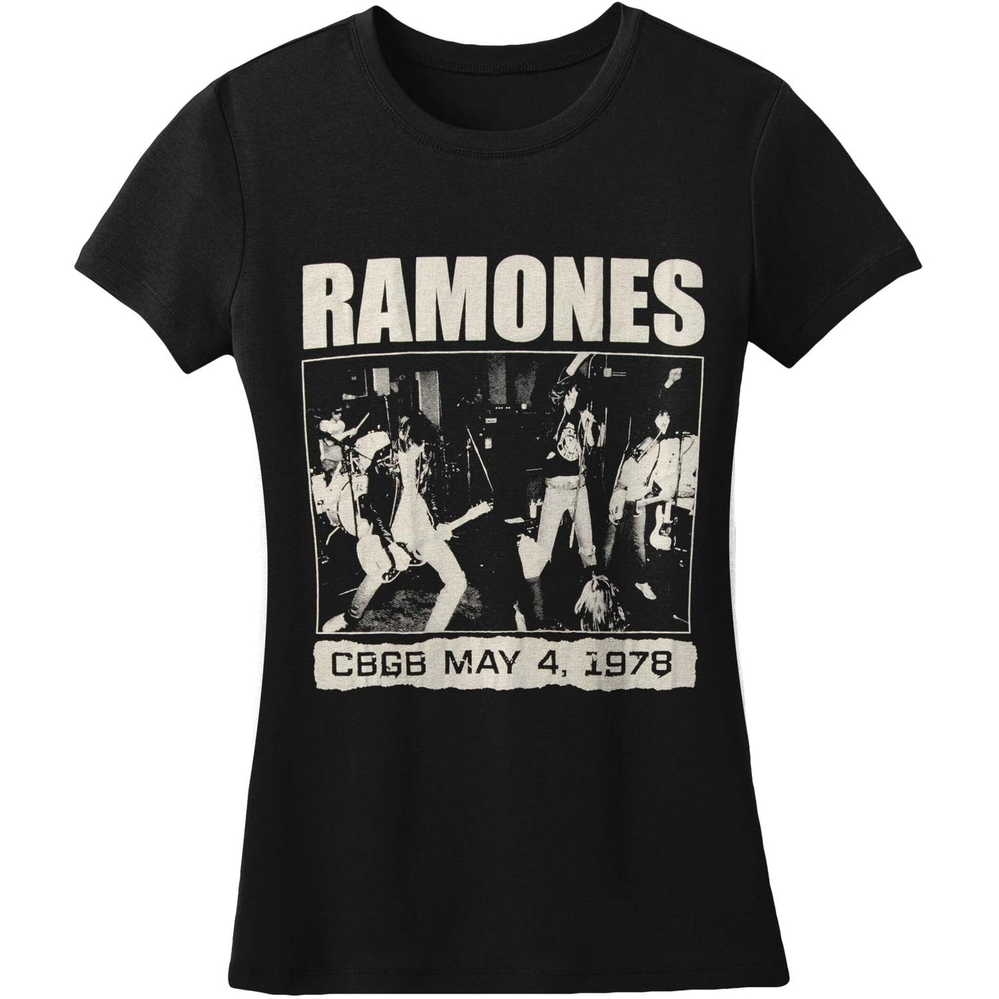 Ramones CBGB 1978 Junior Top Front
