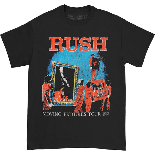 Rush Moving Pictures Tour T-shirt Front