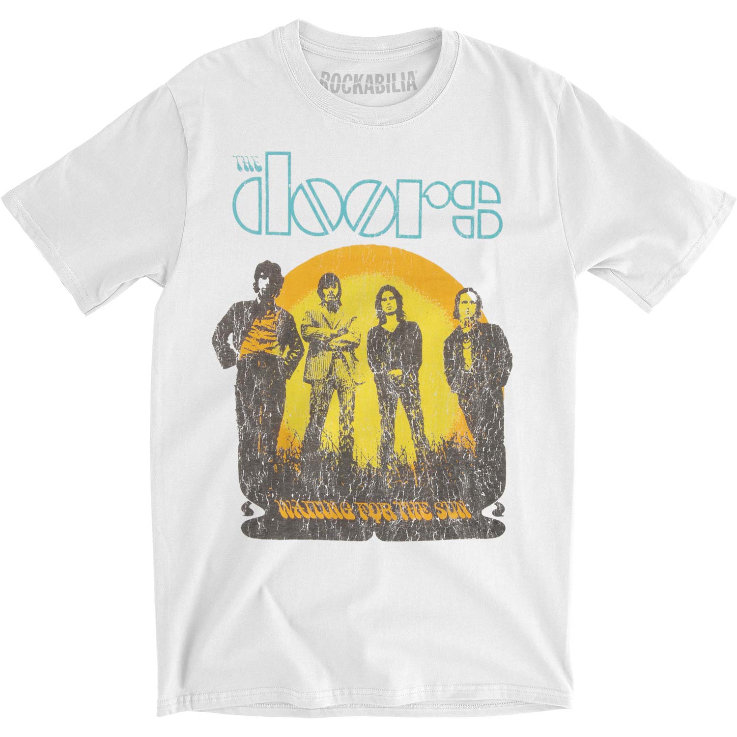 Doors Waiting For The Sun Slim Fit T-shirt Front