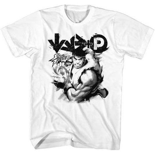 Street Fighter Hadouken Slim Fit T-shirt Front