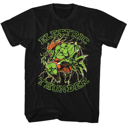 Street Fighter Electric Thunder Slim Fit T-shirt Front