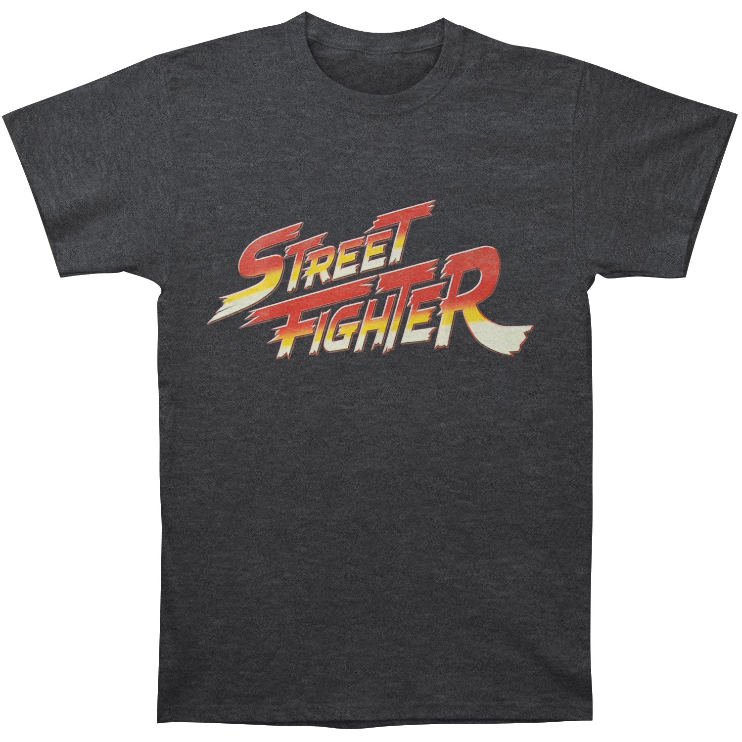 Street Fighter Logo Slim Fit T-shirt Front