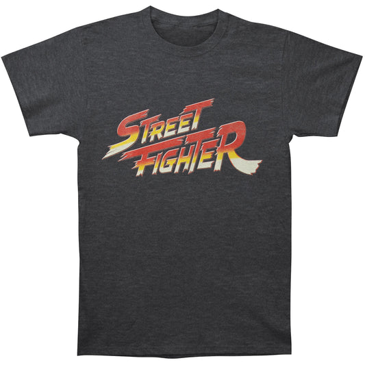 Street Fighter Logo Slim Fit T-shirt Front