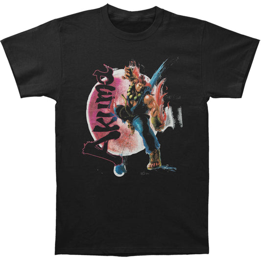 Street Fighter Akuma Slim Fit T-shirt Front