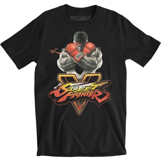 Street Fighter SFV Key Slim Fit T-shirt Front