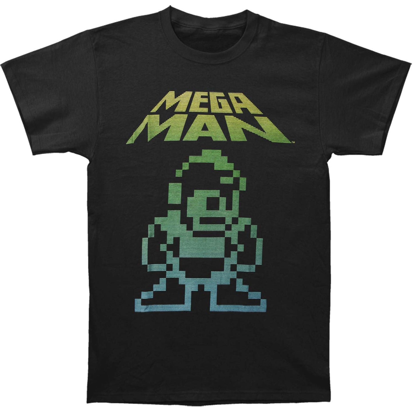 Mega Man Mega Pixel Slim Fit T-shirt Front
