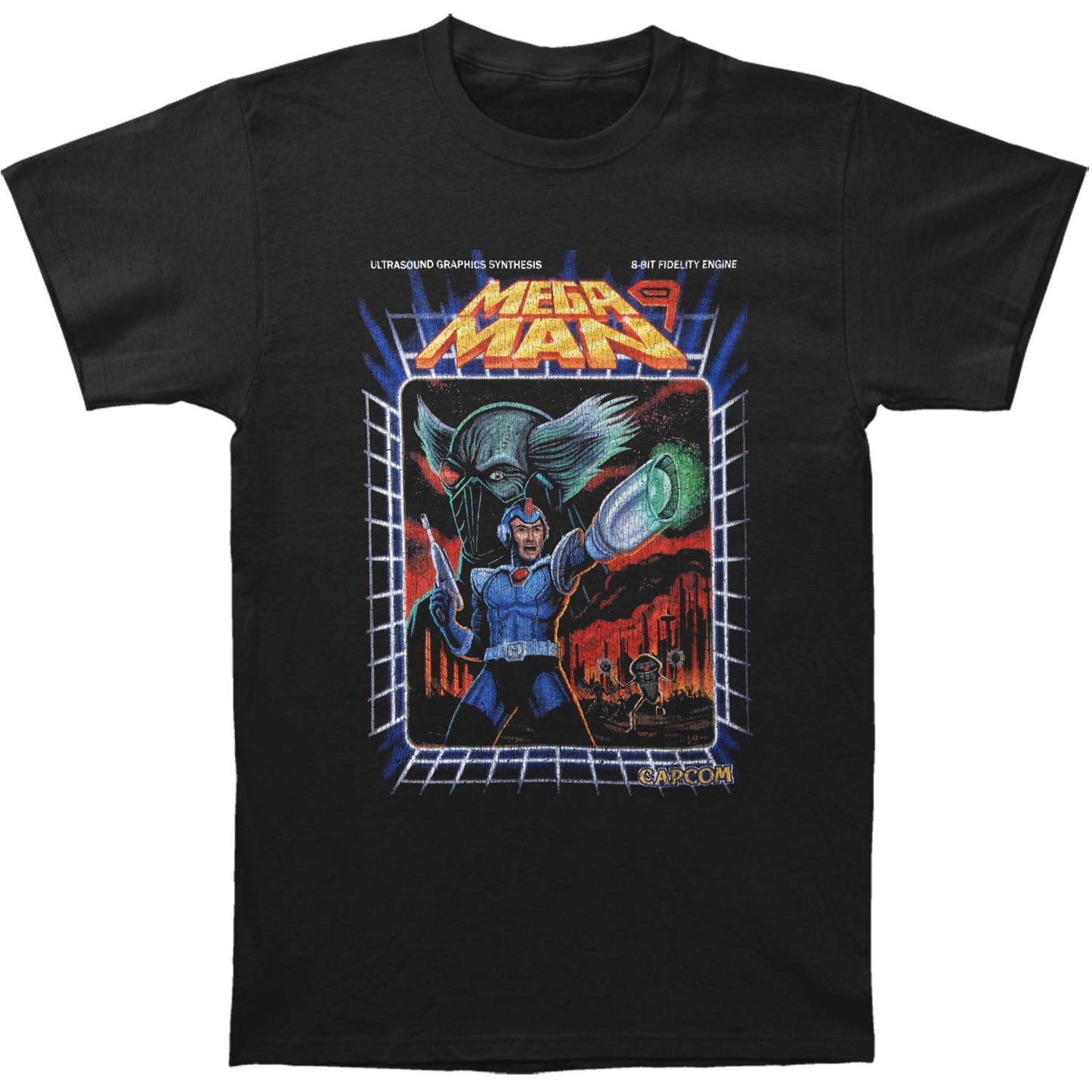 Mega Man Mega Whoa Slim Fit T-shirt Front