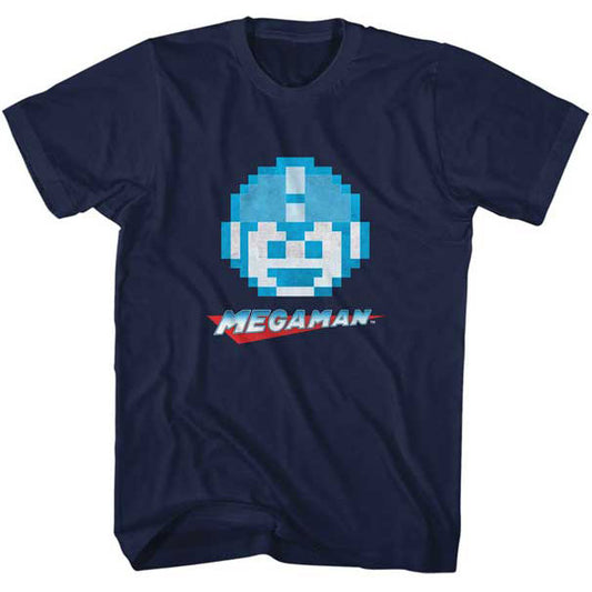 Mega Man Mega Face Slim Fit T-shirt Front