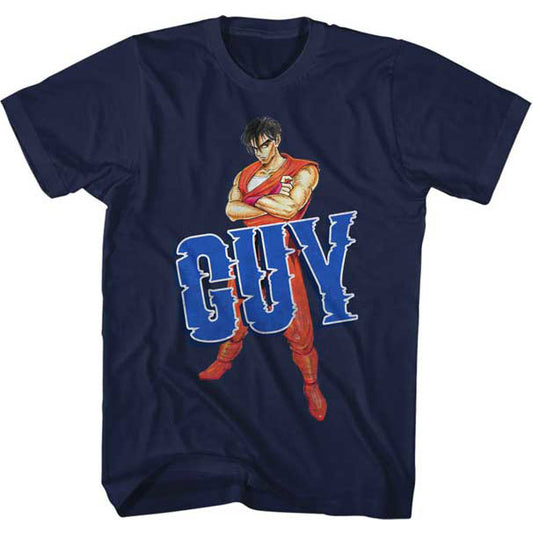 Final Fight (Video Game) Guy Slim Fit T-shirt Front