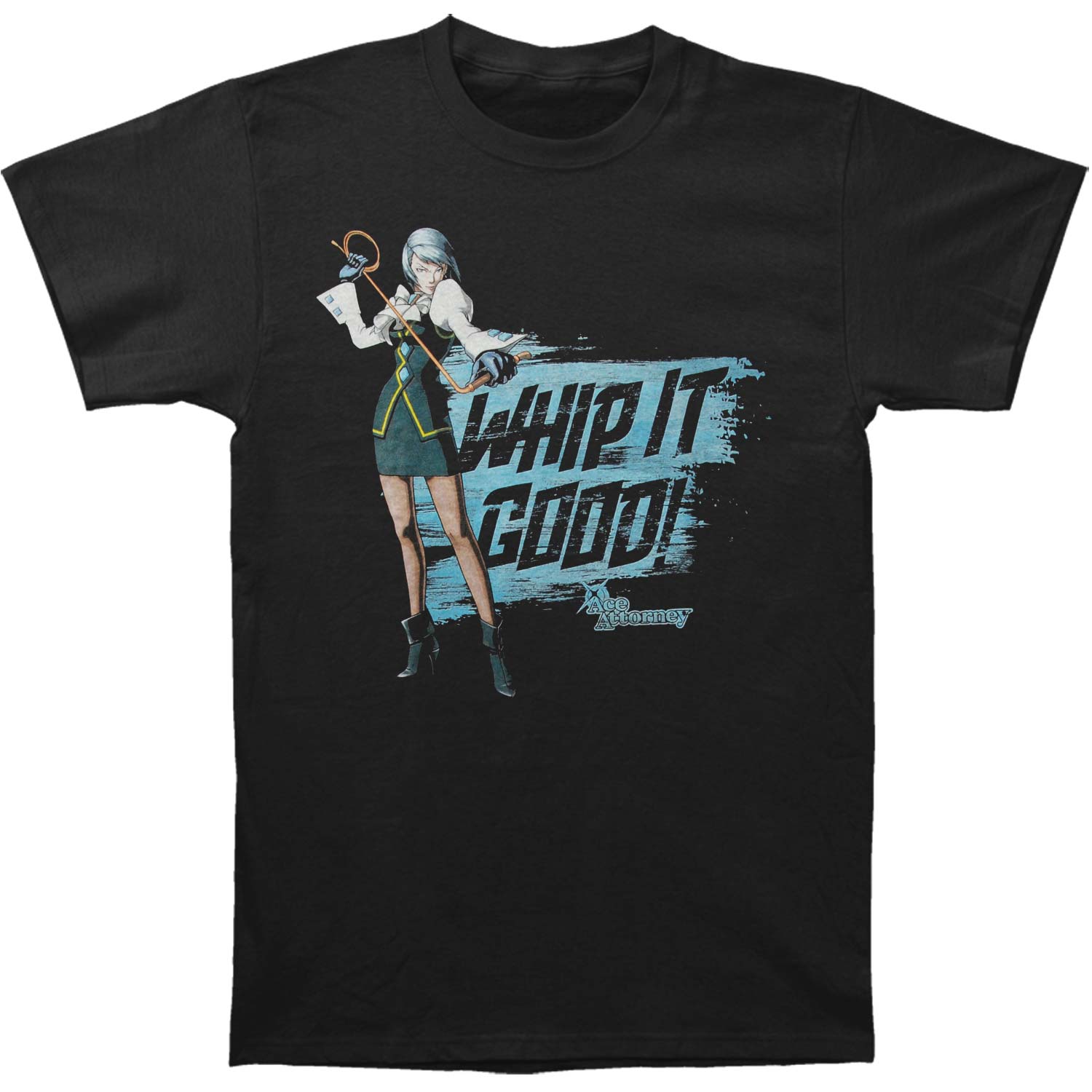 Ace Attorney Whip It Slim Fit T-shirt Front