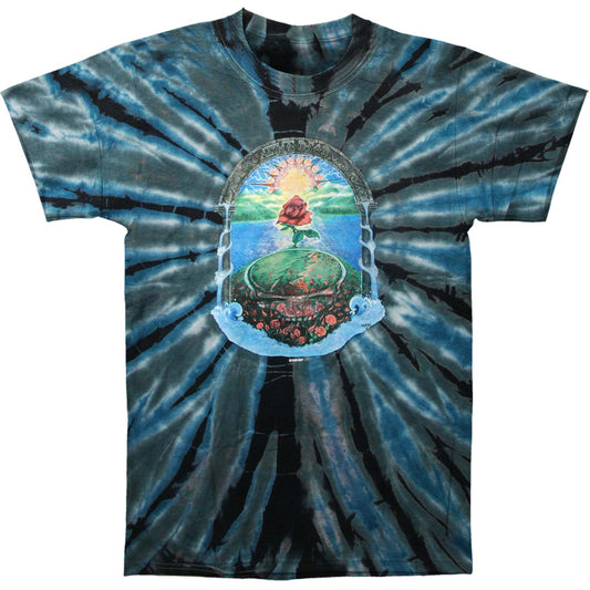 Grateful Dead Rose Garden Tie Dye T-shirt Front
