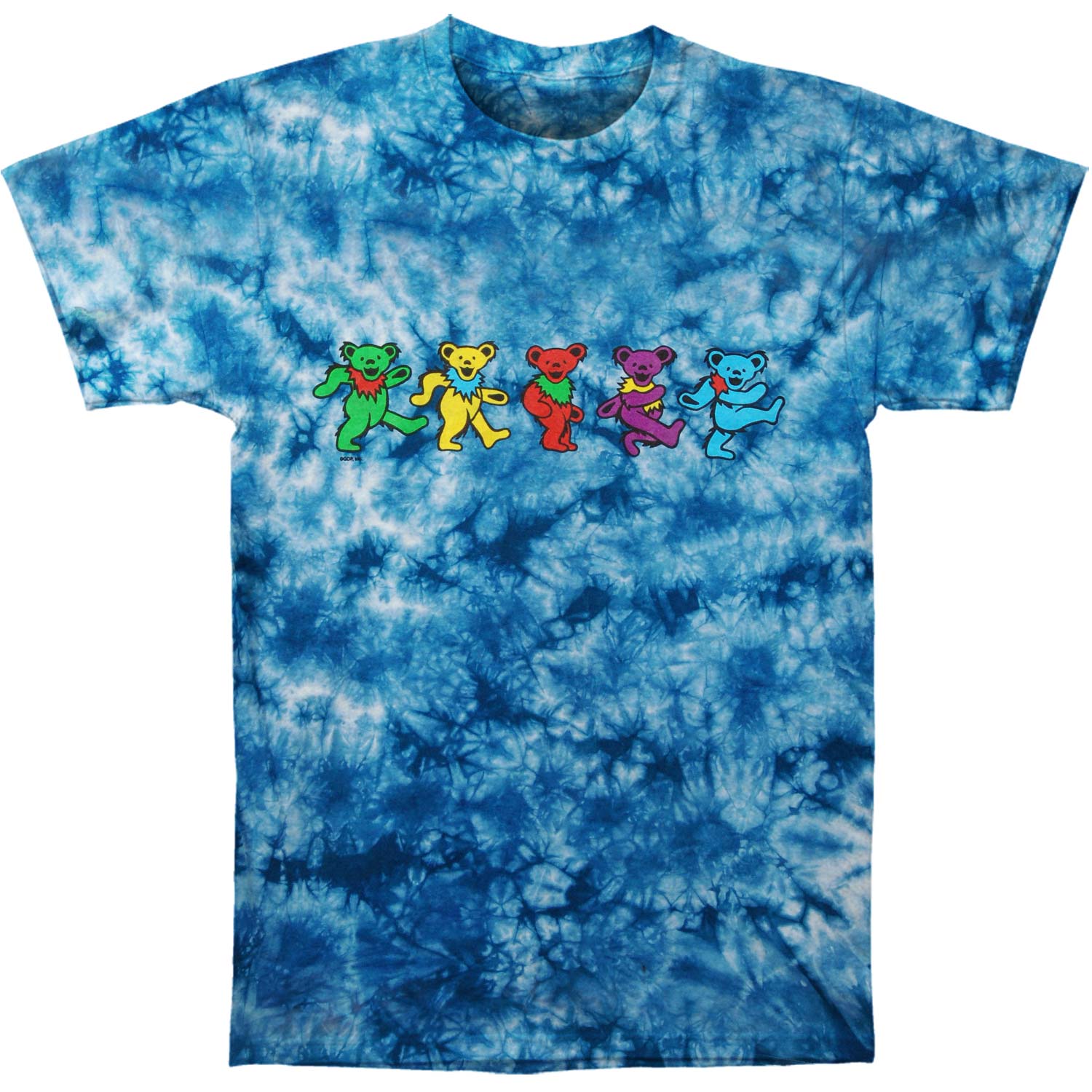 Grateful Dead Dancing Bears Tie Dye T-shirt Front