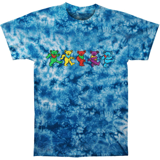 Grateful Dead Dancing Bears Tie Dye T-shirt Front