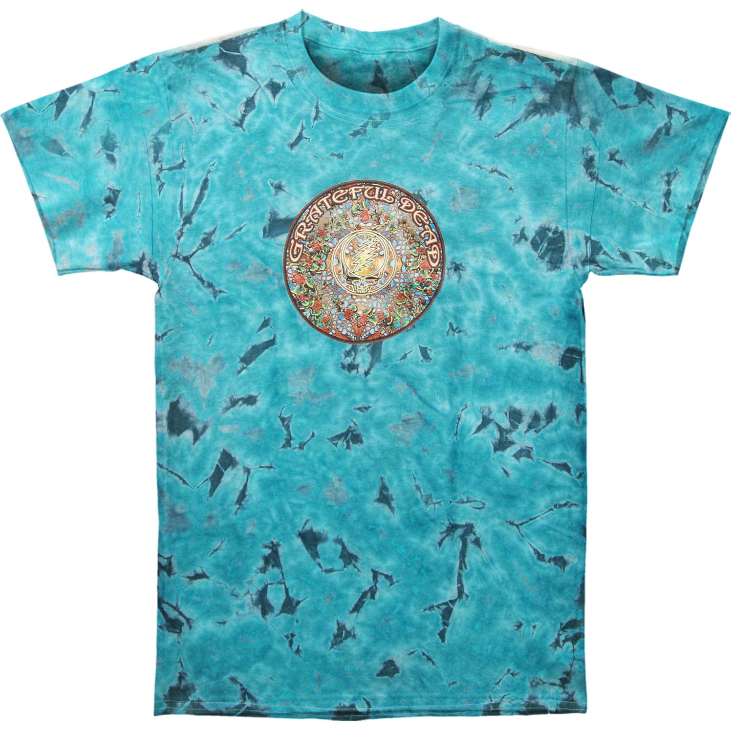 Grateful Dead Wood Tie Dye T-shirt Front