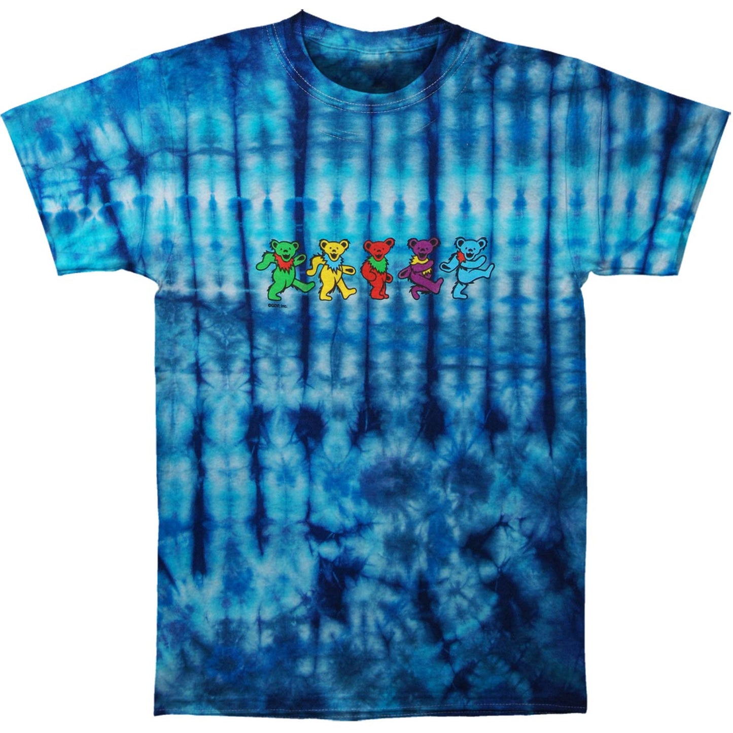 Grateful Dead Dancing Bears Tie Dye T-shirt Front