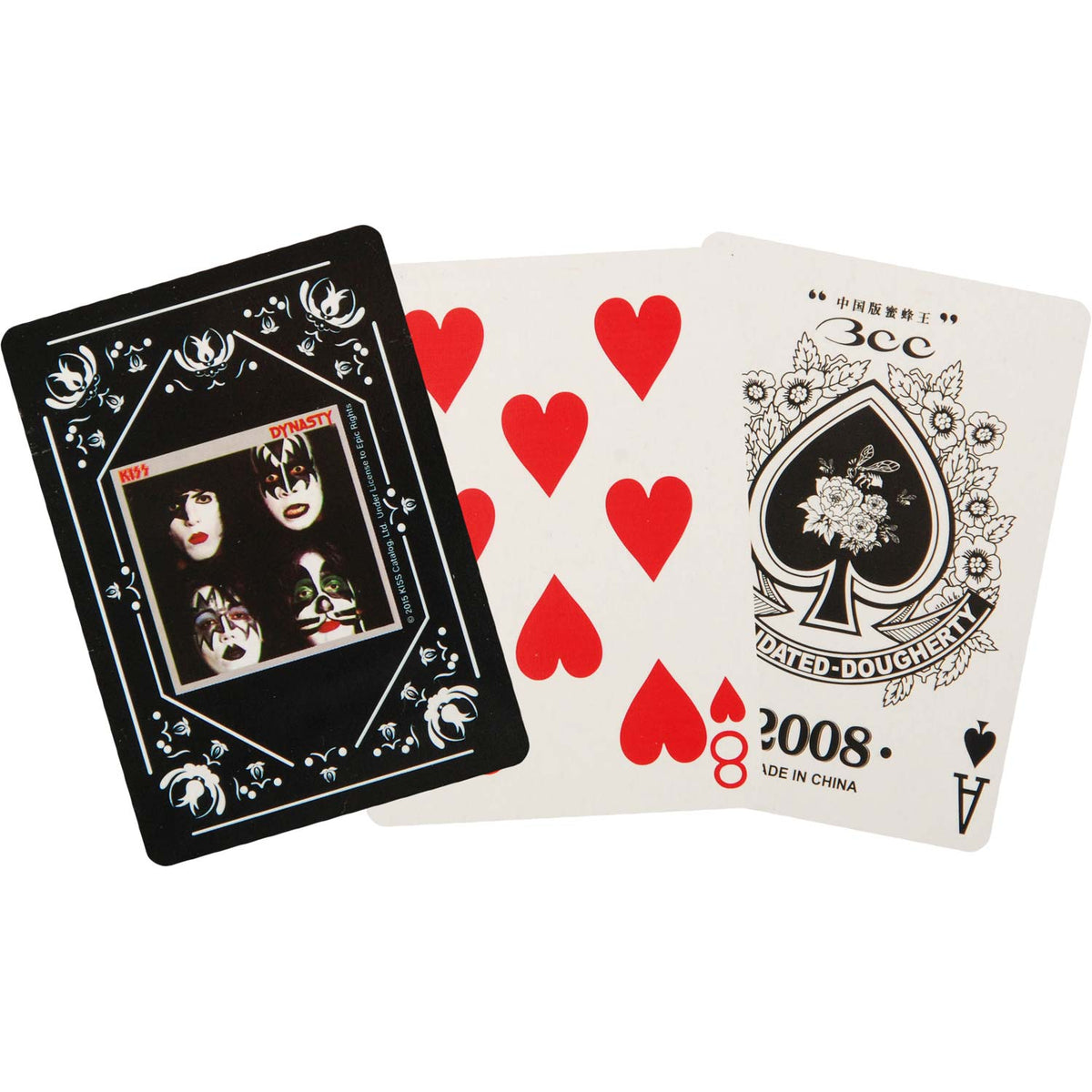 KISS Dynasty Playing Cards Back