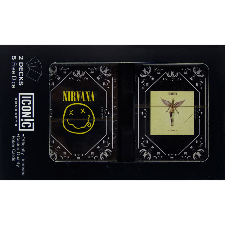 Nirvana In Utero Playing Cards Front