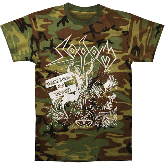 Sodom Victims Of Death Tee (Camo) T-shirt Front