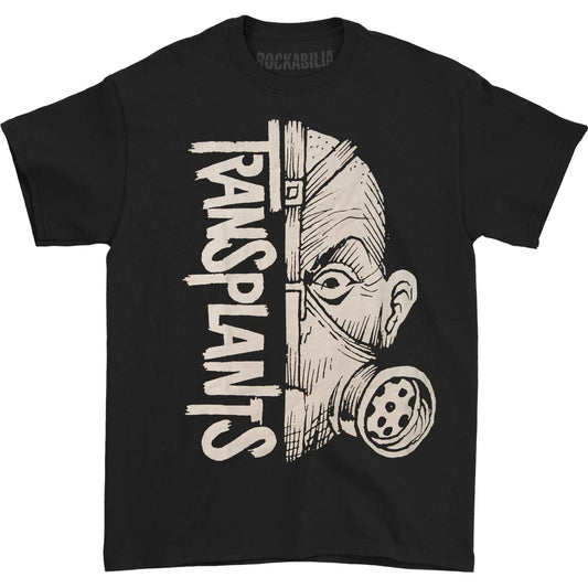 Transplants Half Mask Tee (Black) T-shirt Front