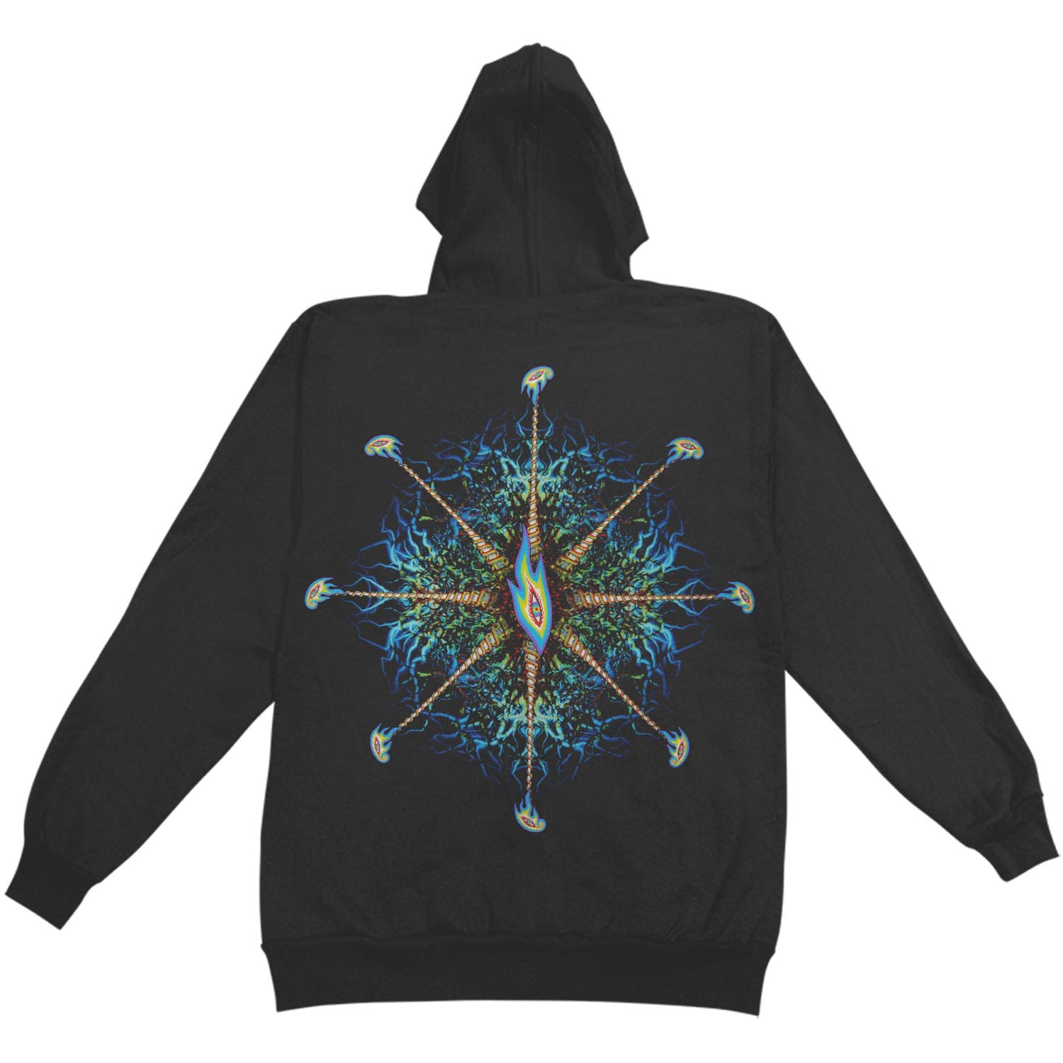 Tool Nerve Ending Zip Hoodie Zippered Hooded Sweatshirt Back