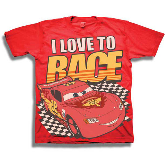 Cars (Movie) Love To Race Childrens T-shirt