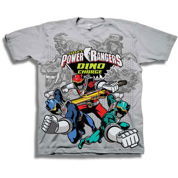 Power Rangers In Action Childrens T-shirt