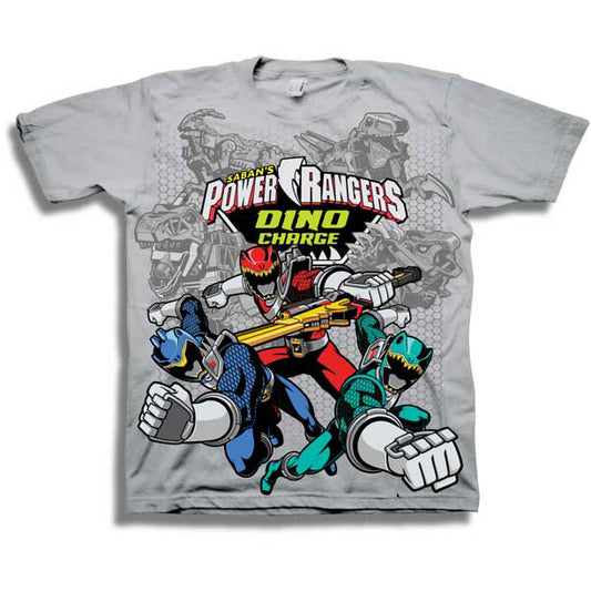 Power Rangers In Action Childrens T-shirt