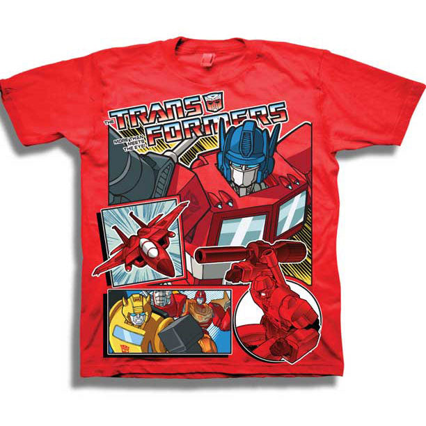 Transformers Characters Childrens T-shirt
