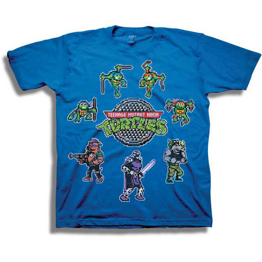 Teenage Mutant Ninja Turtles 8 Bit Childrens T-shirt