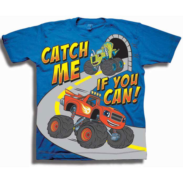 Blaze And The Monster Machines Catch Me Childrens T-shirt