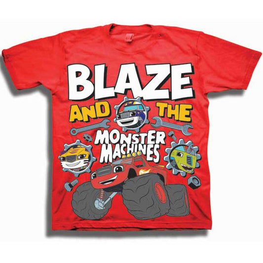 Blaze And The Monster Machines Wrenchs & Gears Childrens T-shirt