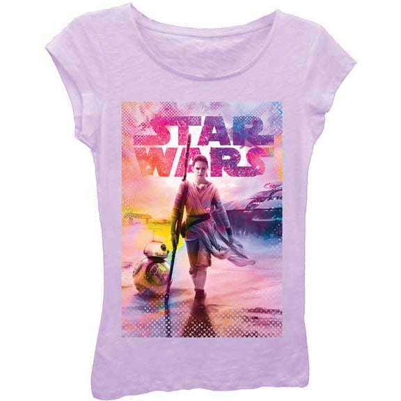 Star Wars Rey & BB-8 Childrens T-shirt